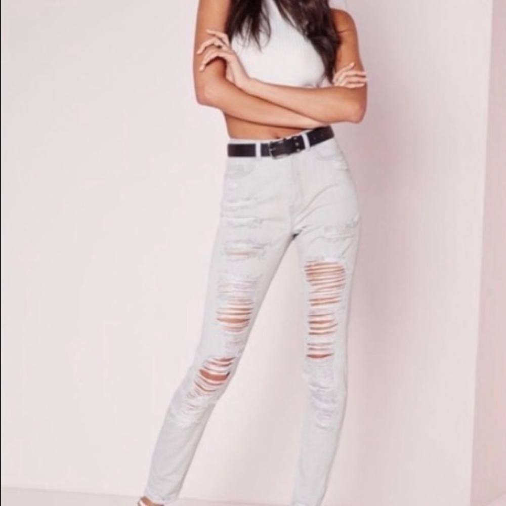 NWT Misguided distressed jeans
